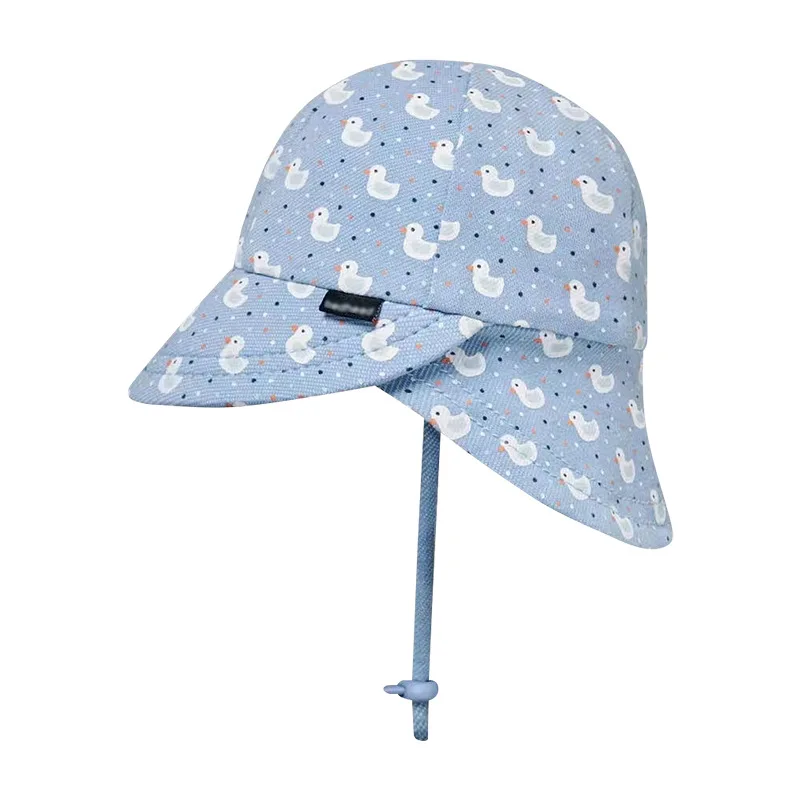 Unisex Children's Hat Summer Sun Protection Outdoor Shade UV Protection Baby Toddler Neck Protector Hat for Babies And Young Kid