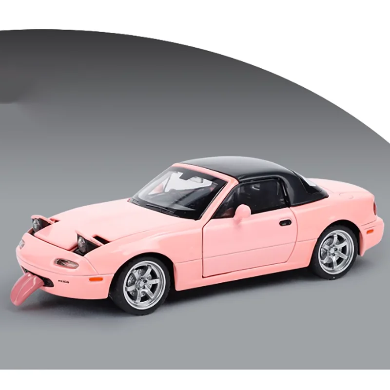 Diecast 1/32 Scale MX-5 Alloy Car Model Diecast MX5 RoadSter Car Simulation Car Decoration Collection Gift Gor Children