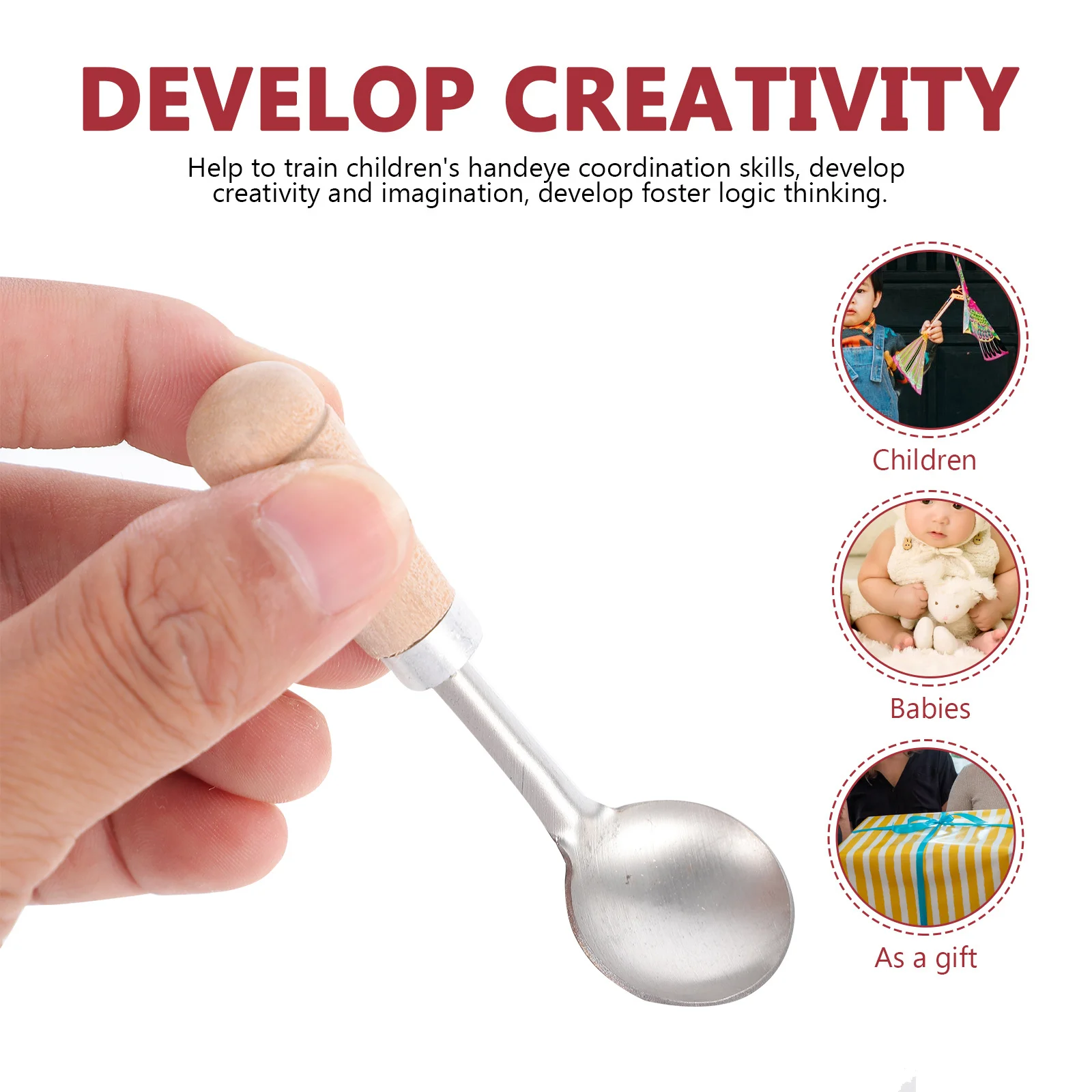 

1 Set Simulation Kitchenware Kit Kids Mini House Educational Playthings Children'S Cognitive With Imitation Cookware Spatula