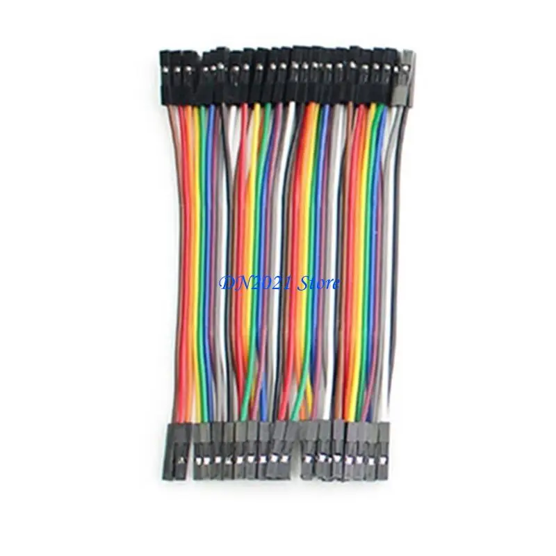 F3KE Assorted 40Pin Male Female Connection Jumper Wire For Electronic Breadboard DIY Projects