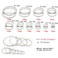 HENGC Large Round Metal O Ring Buckles Clasp Web For Leather Belt Shoes Bags Garment High Quality Sewing DIY Crafts Wholesale 2