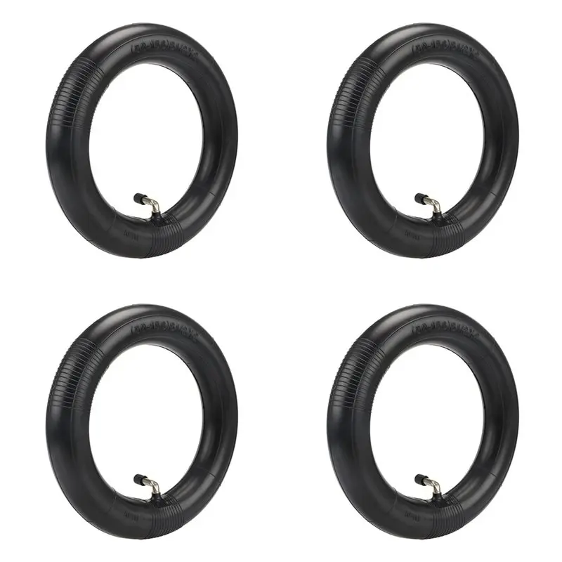 ABZS 4Pcs 8.5-Inch Outward Facing 90 Degree Thickened Inner Tube 8 1/2X2 (50-156) Butyl Rubber Thickened Inner Tube