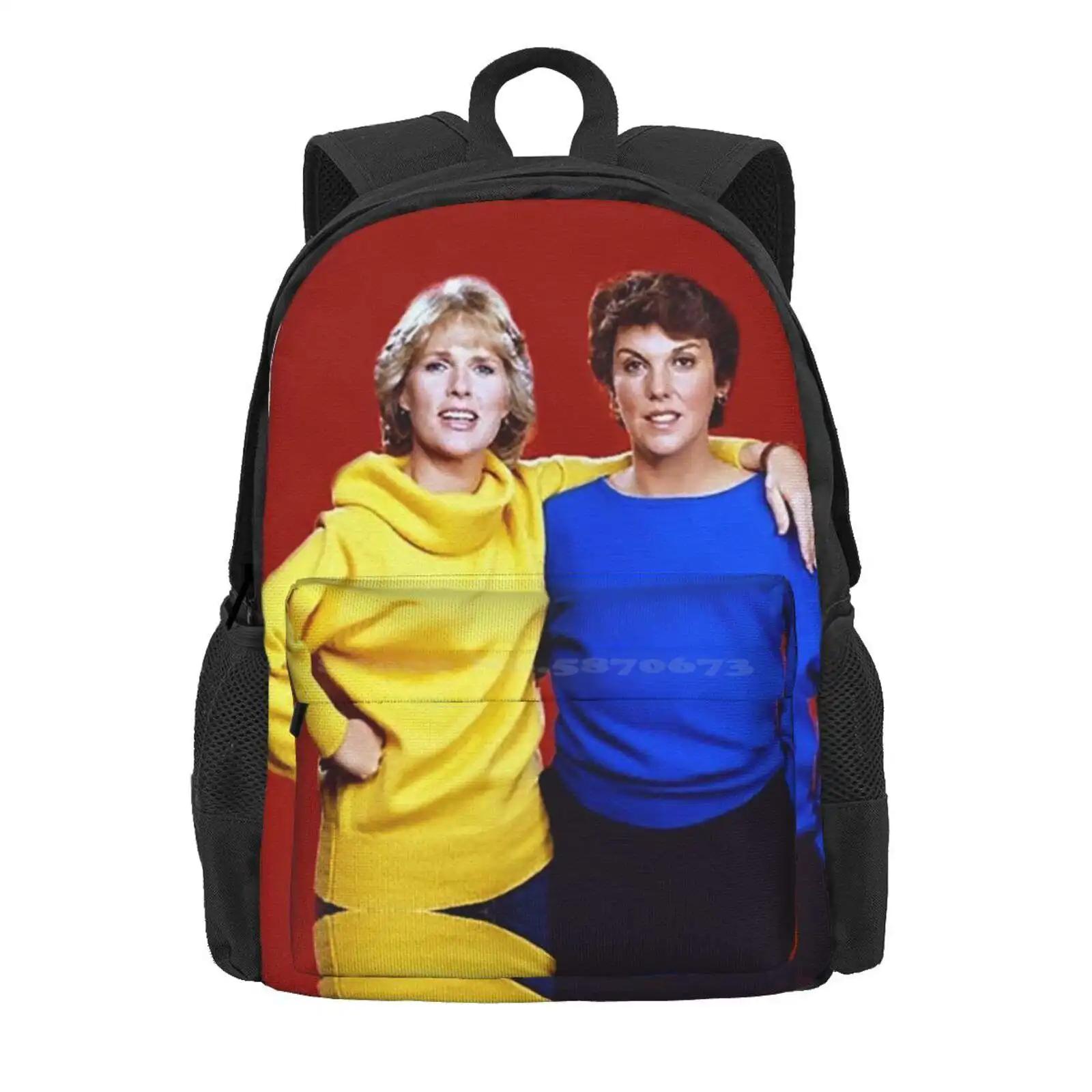 Cagney And Lacey Hot Sale Schoolbag Backpack Fashion Bags Cagney Lacey Tv Cop Retro Kitsch Cult