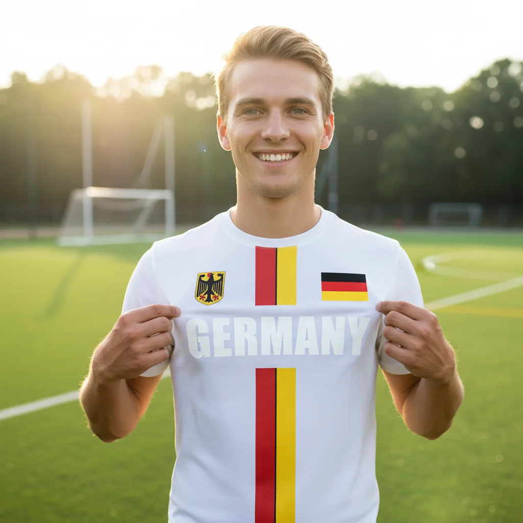 

New Germany Maillot Football Jersey For Men Casual Stripe T Shirts Breathable Quick Drying Sports Tees Soccer Jersey Man Clothes
