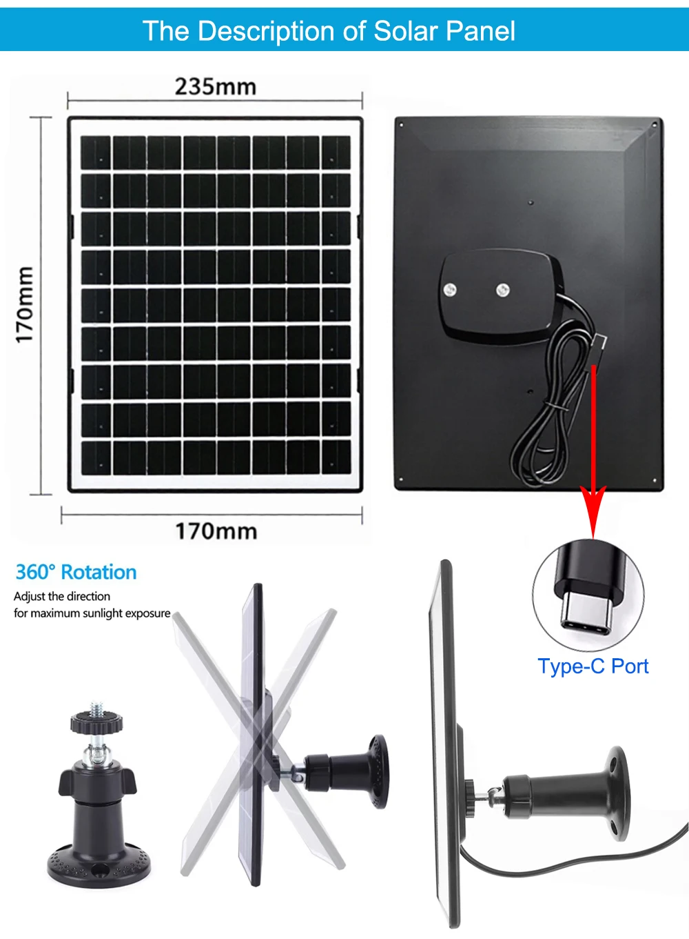 V380 4G Solarkamera für den Außenbereich, wasserdicht, Dual-Objektiv, Batteriebetrieb, PTZ CCTV-Monitor, unterstützt Zwei-Wege-Sprachfunktion, PIR-Bewegungserkennung, Nachtsicht mit 8W Solarpanel. – Detail 16