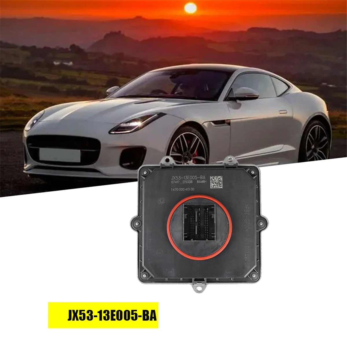 LEDライトコントロールユニット,バラストモジュール,fタイプ,ジャガー,コンピューターボードドライバー,JX53-13E005-BA, 18-21