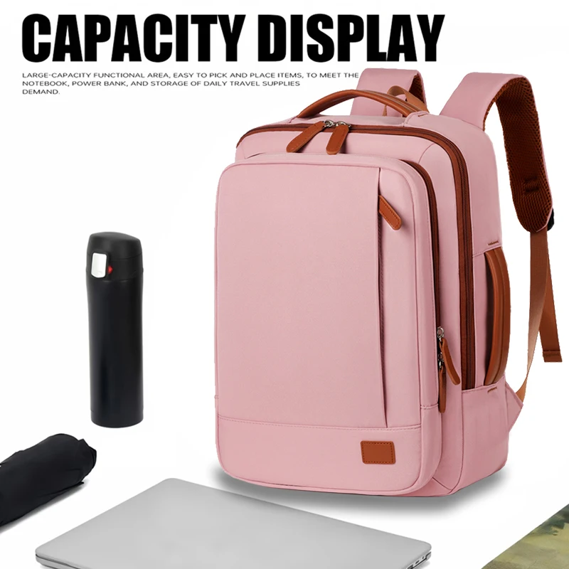 Everyday Versatile Solid Tone School Backpack Comfort Shoulder Straps, Multi Layer Design for Campus City Short Journeys