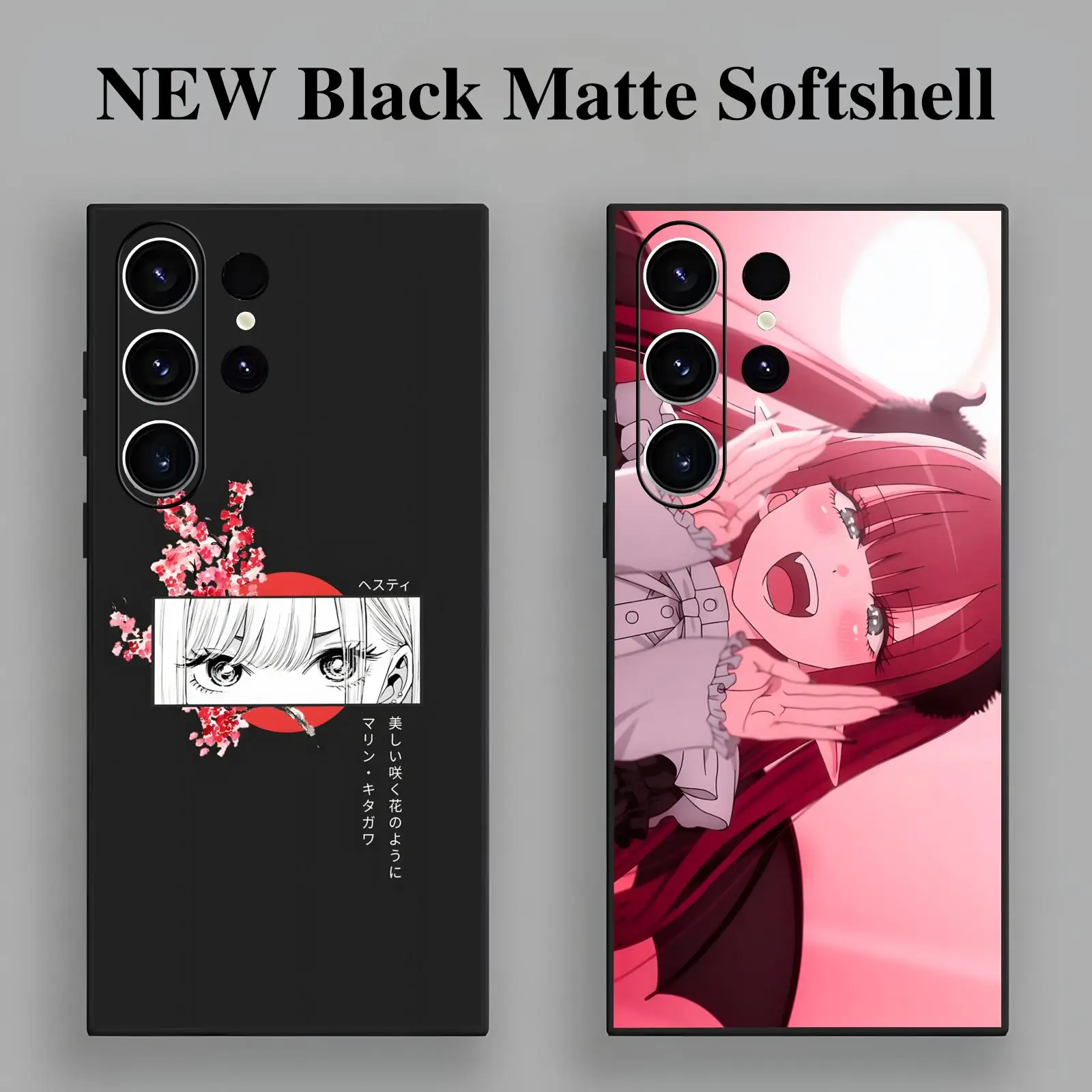 Anime My Dress-Up Darling  Phone Case For Samsung S26 S25 S24 S23 S22 S21 S20 Ultra Note20 Anti-Drop Soft Black Case