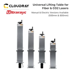 Ultrarayc Fiber & Co2 Laser Marking Part Z Axis Lifting Table Height 500 & 800mm with Motor for DIY 1064nm Fiber Marking Part