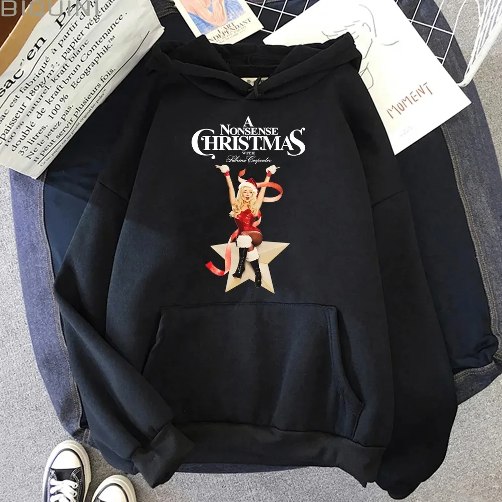 2025 nouveau sweat à capuche un non sens noël Sabrina charpentier graphique cadeau impression automne hiver motif vêtements femmes hommes pulls