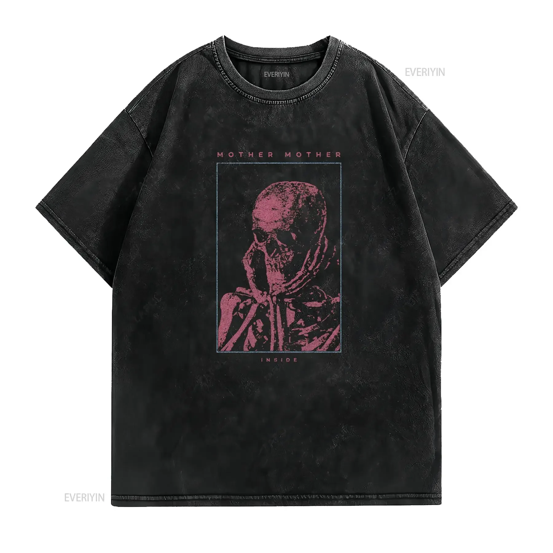 MOTHER Inside Tour 2022 Concert T Shirt Size S Indie Alt Rock Band vintage Washed streetwear homme Top For Everyday Wear