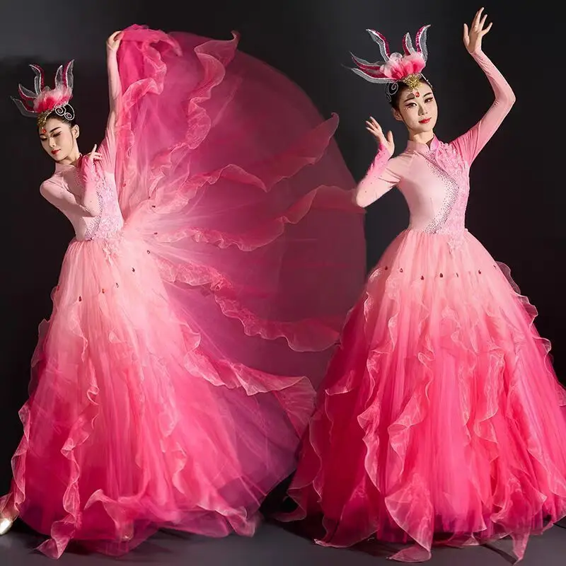 vestido-largo-rosa-con-diseno-floral-para-mujer-trajes-modernos-para-danza-actuaciones-en-escenario-de-ano-nuevo-y-festivales-accesorio-para-la-cabeza-vestido