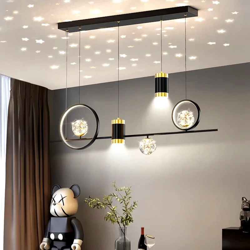 

Nordic Minimalist LED Pendant Light for Living Dining Room Kitchen Coffee Tables Bedroom Chandelier Home Decor Light Fixture