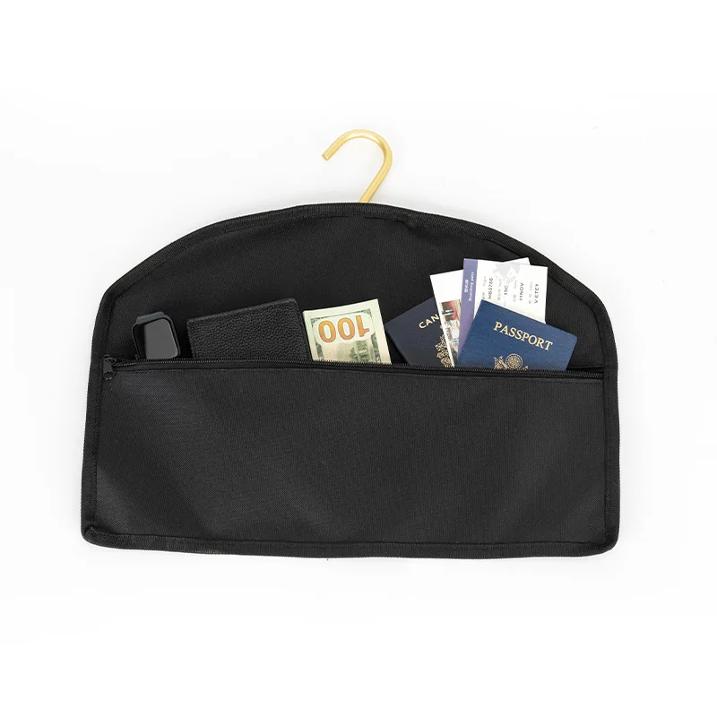 Hook Transfer Secure Hidden Bag Hanging Clothes Storage Bag Can Hide Valuable Items for Home Travel