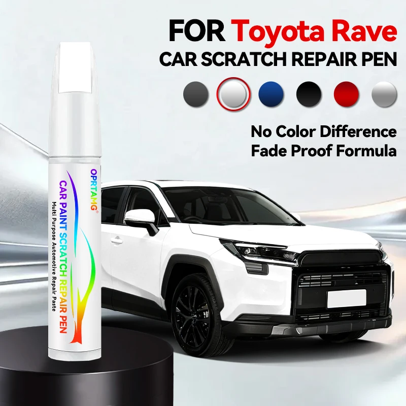

Ручка-корректор для ремонта лакокрасочного покрытия Toyota Rave 1990-2026, средство для удаления царапин, аксессуары для авто, черный, белый