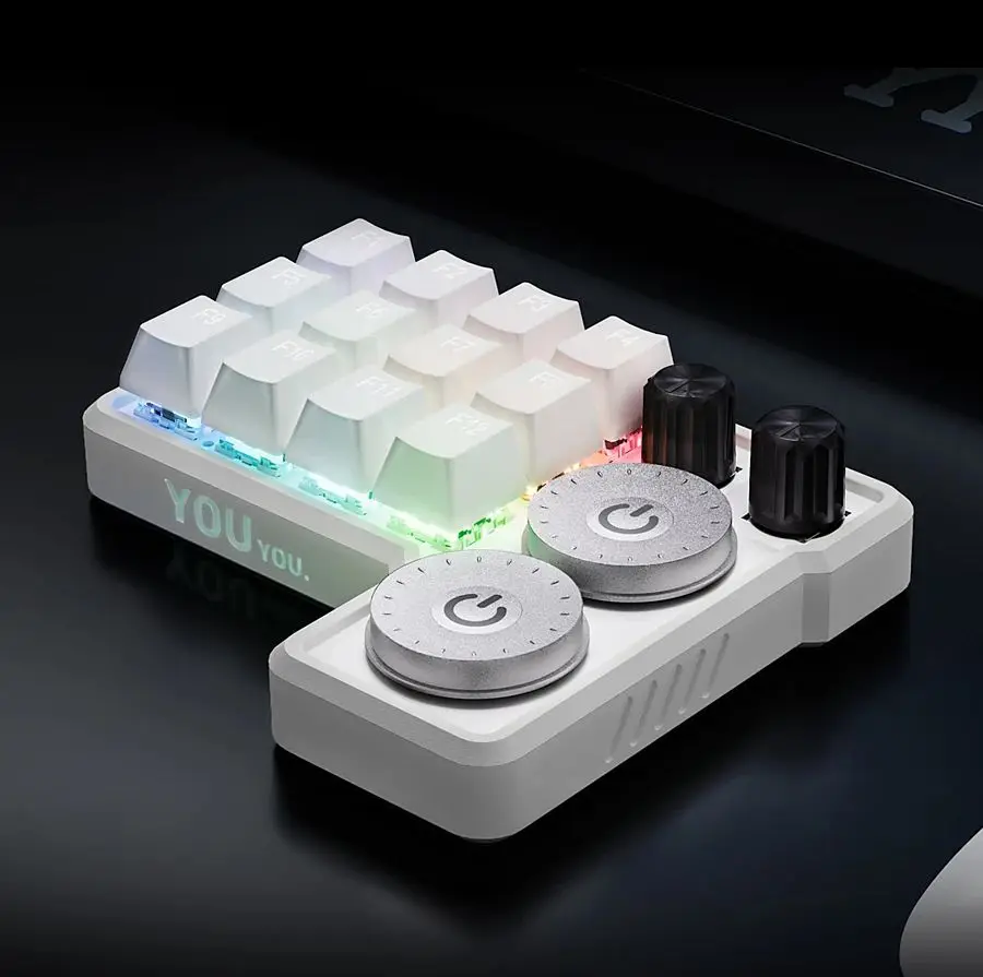 YouYou Studio YYR4 Customized DIY Keyboard Kit For Editor Illustrator Designer Keyboard Small Keyboard Kit Editing Shortcuts