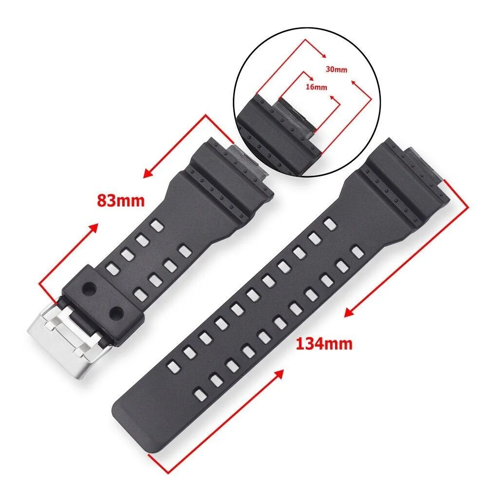 Watch Strap Brand For Casio G-shock GA100/110/120/GD100/120/GA300/G-8900 GLS-100 Watchband