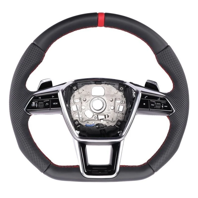 For Audi A4L/A6L Factory direct sports model genuine leather steering wheel assembly with multi-function buttons