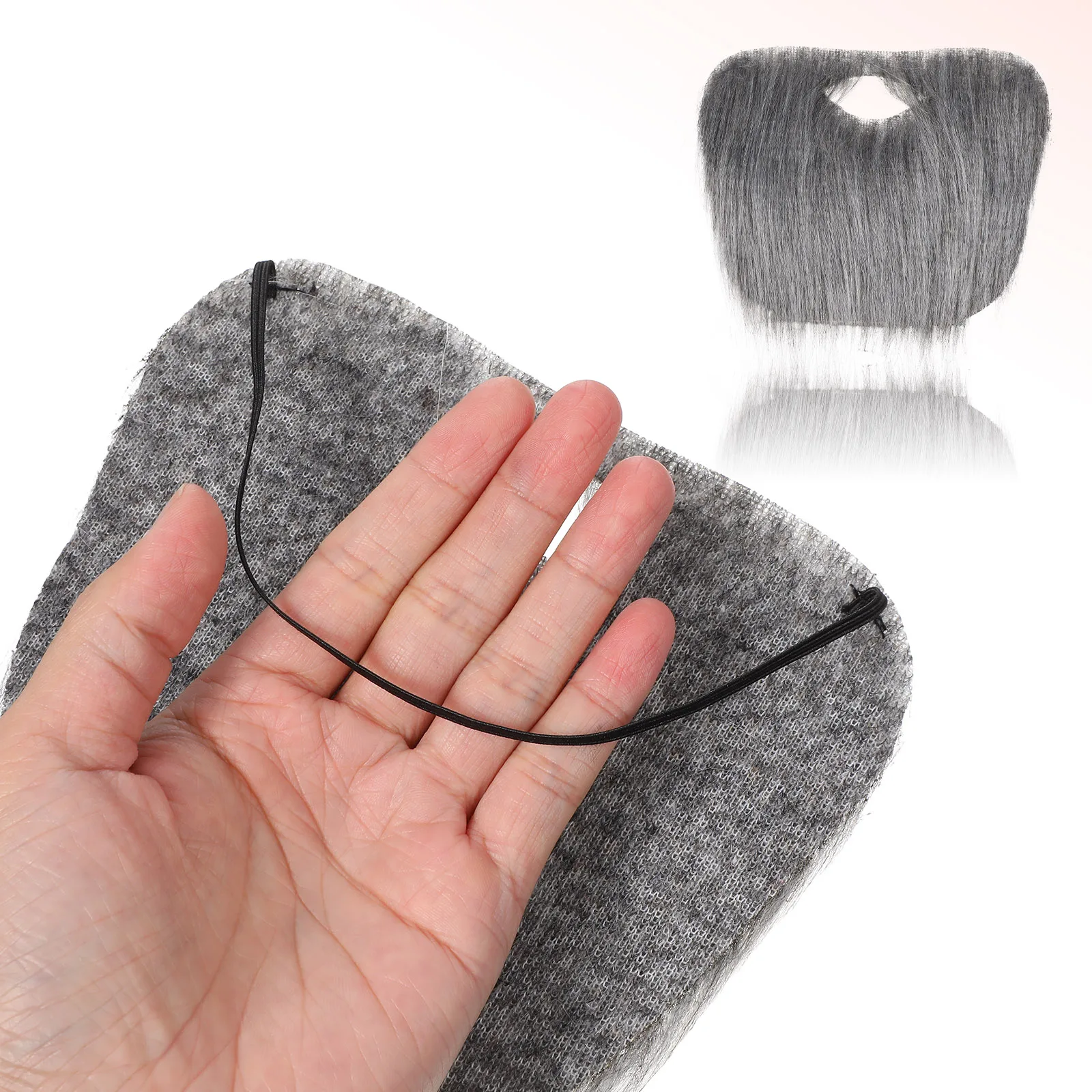 

Santa Beard Costume Realistic Gray Christmas Props For Men Kids Adjustable Strap Long Lasting Use Comfortable Material Santa