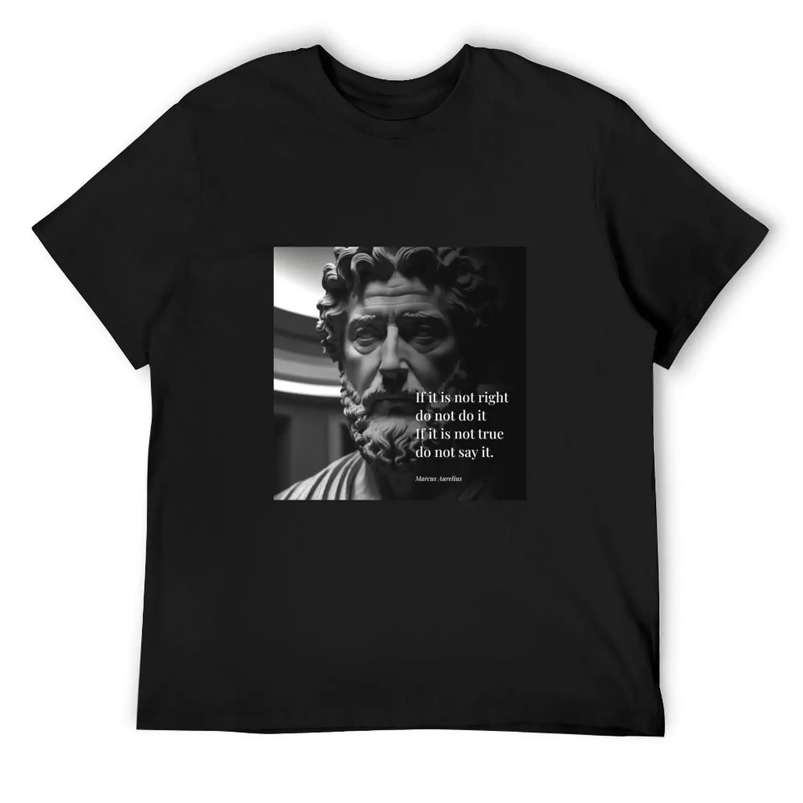 

Marcus Aurelius Stoicism Quote. Stoic Art Work T-Shirt aesthetic clothes anime t shirts boys animal print funny t shirts for men