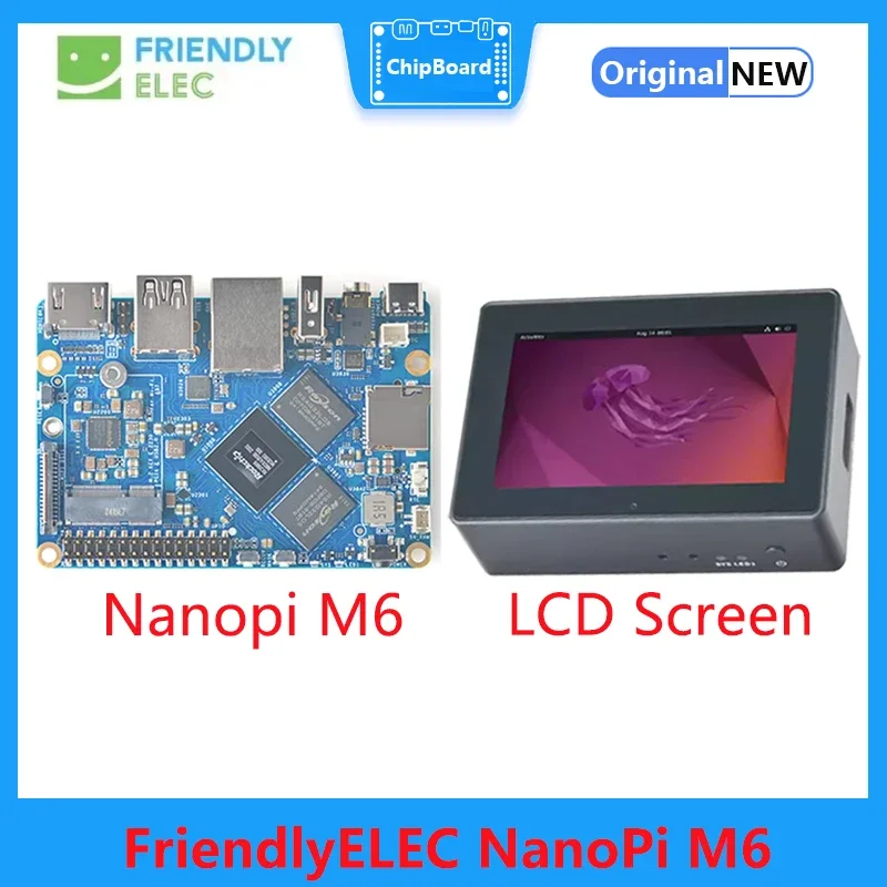 

NanoPi M6 Mini SBC Open-Sourced Dev Board Rockchip RK3588S 64-битная оперативная память LPDDR5 Native Gigabit Ethernet Light NAS 8K декодирование