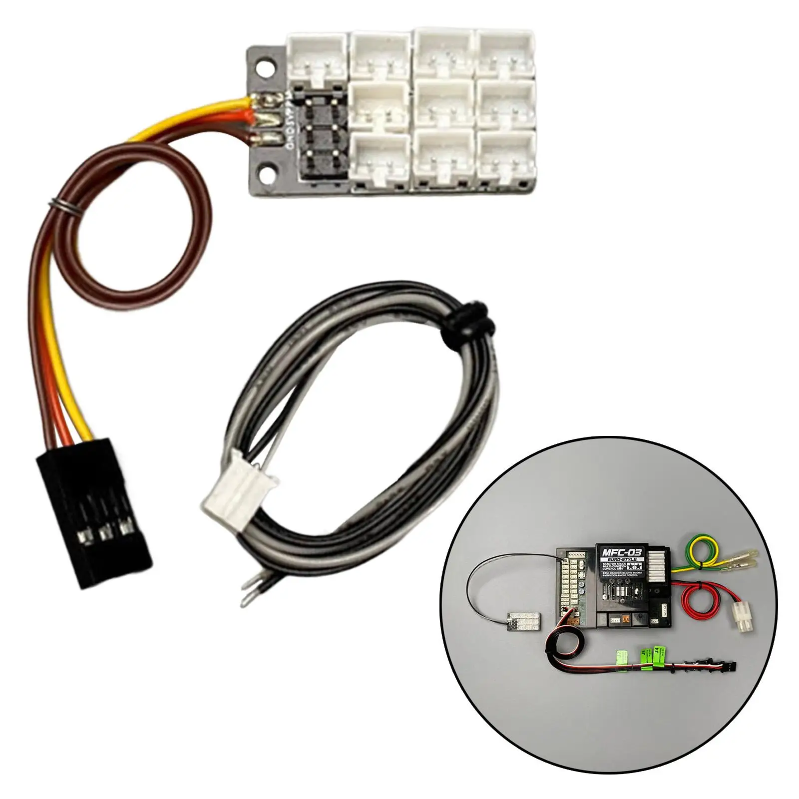 Płytka rozszerzeń PH2.0, element elektroniczny, część zamienna do ciężarówki RC, płytka ładująca do zdalnie sterowanego samochodu w skali 1:14