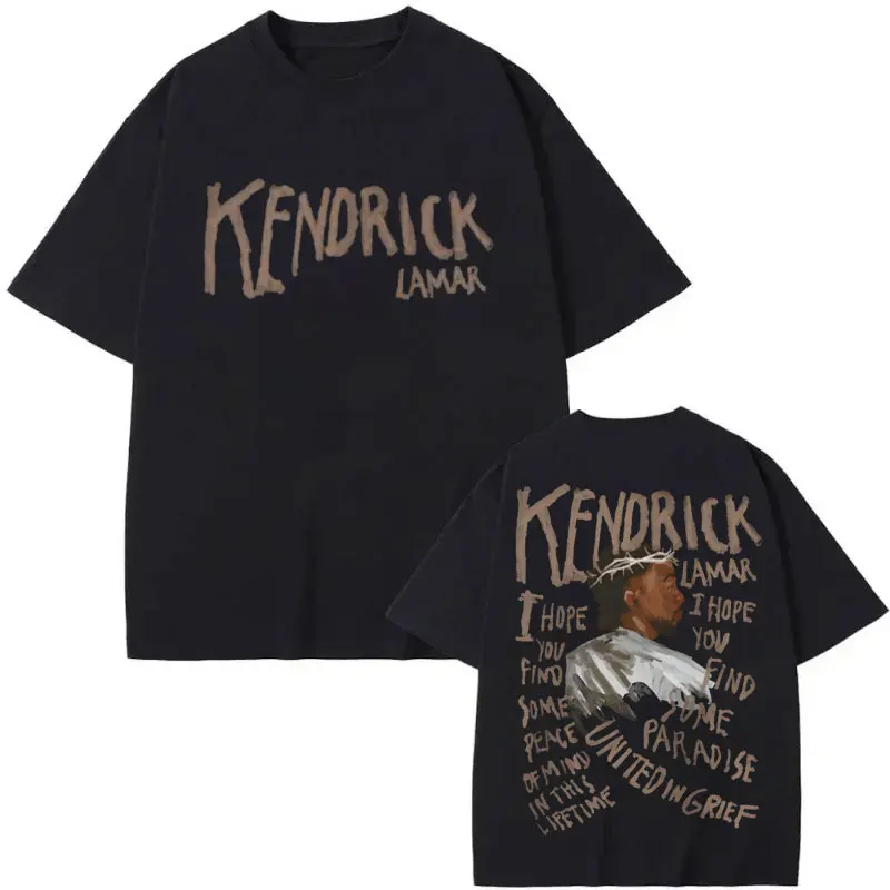

Rapper Kendrick Lamar Mr Morale & The Big Steppers Merch T Shirt Men Women Hip Hop Vintage T-shirt Fashion Casual Loose T-shirts