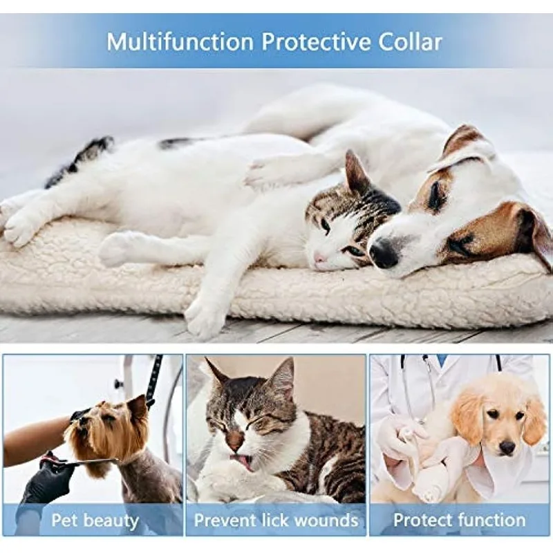 Dog Cones After Surgery, Protective Inflatable Dog Collar Pet Recovery Collar Soft Pet Cone for Small Medium or Large Dogs, Cats