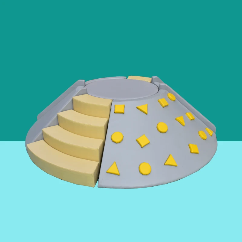 

Детская игровая площадка Moetry Indoor Soft Play Grey Volcano Shaped с элементами для лазания из пенопласта для дошкольников