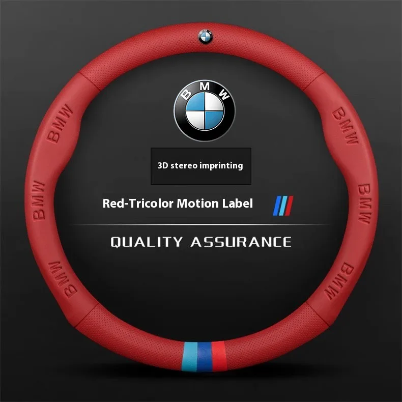 Car Anti-Slip Ventilate Steering Wheel Cover For BMW 1 3 5 7 Series  E39 E46 E60 E65 E90 F10 F15 F20 F25 F30 G20 G30 X1 X3 X5 X7