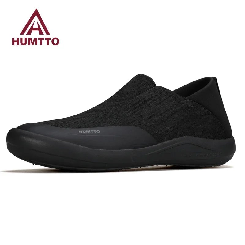 

HUMTTO Lightweight Walking Shoes for Men Cushioning Casual Trainers Breathable Sneakers Black Luxury Designer Men's Sports Shoes