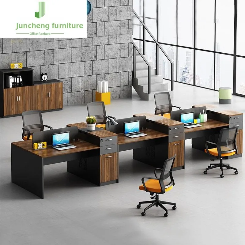 Picture 4: LMM financial table simple modern 2 people 4 people staff table office creative card space