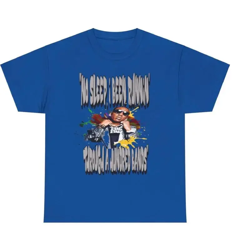 Young Dolph Custom Drawing Painting With Rap Lyrics Memphis Rip Music Drake T shirt