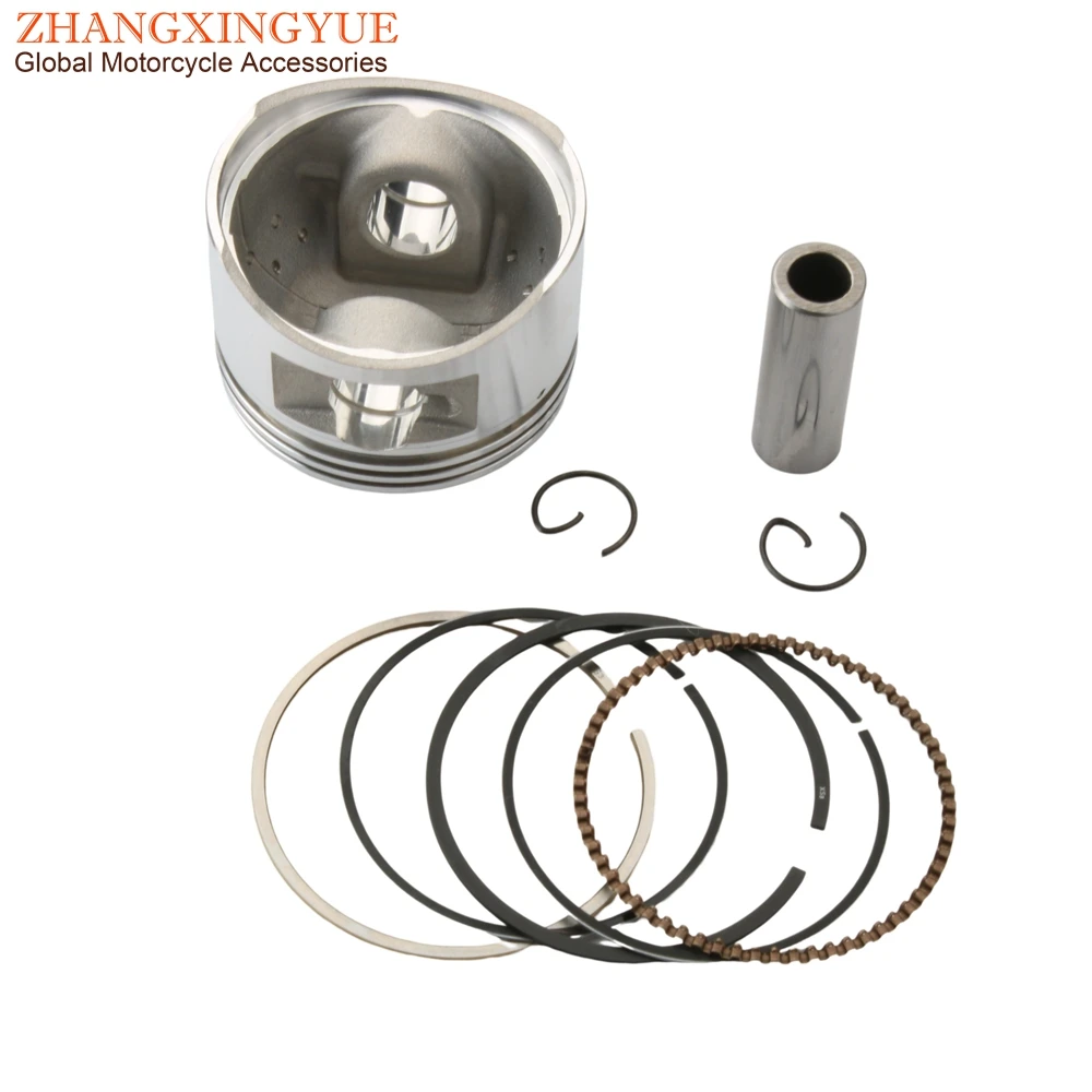 52mm 105cc Big Bore Racing Cylinder Kit & Head Assembly For Baotian BT49QT BT50QT GY6 50cc 139QMB 4T Chinese Scooter