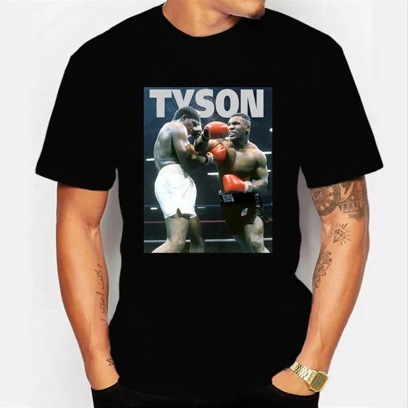 Boxing Champion Mike Tyson Memorial T Shirt. Short Sleeve 100% Cotton Casual T-shirts Loose Top Size S-3XL