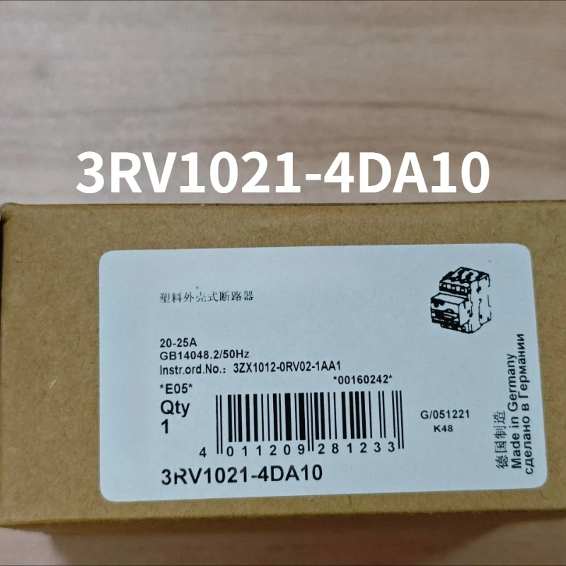 

Brand new orignial 3RV1021-4DA10 1PC In Box Circuit Fast delivery