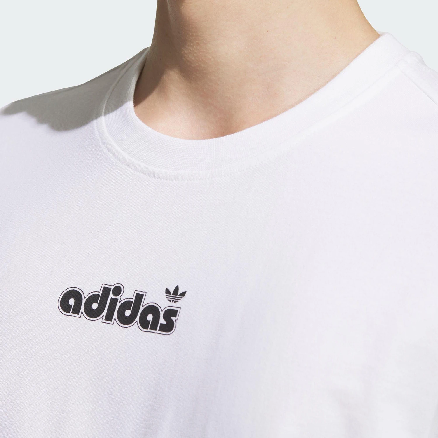 أديداس أوريجينالز للرجال كاجوال برقبة دائرية وأكمام قصيرة فضفاضة قابلة للتنفس JX2635 #4