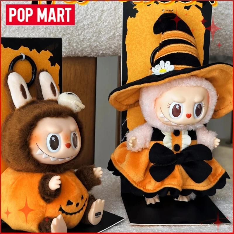 

POP MART The Monsters Mokoko Magic of Pumpkin Виниловая плюшевая подвеска Рождественский подарок на Хэллоуин