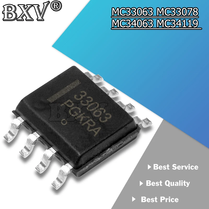 10PCS MC34063A SOP8…