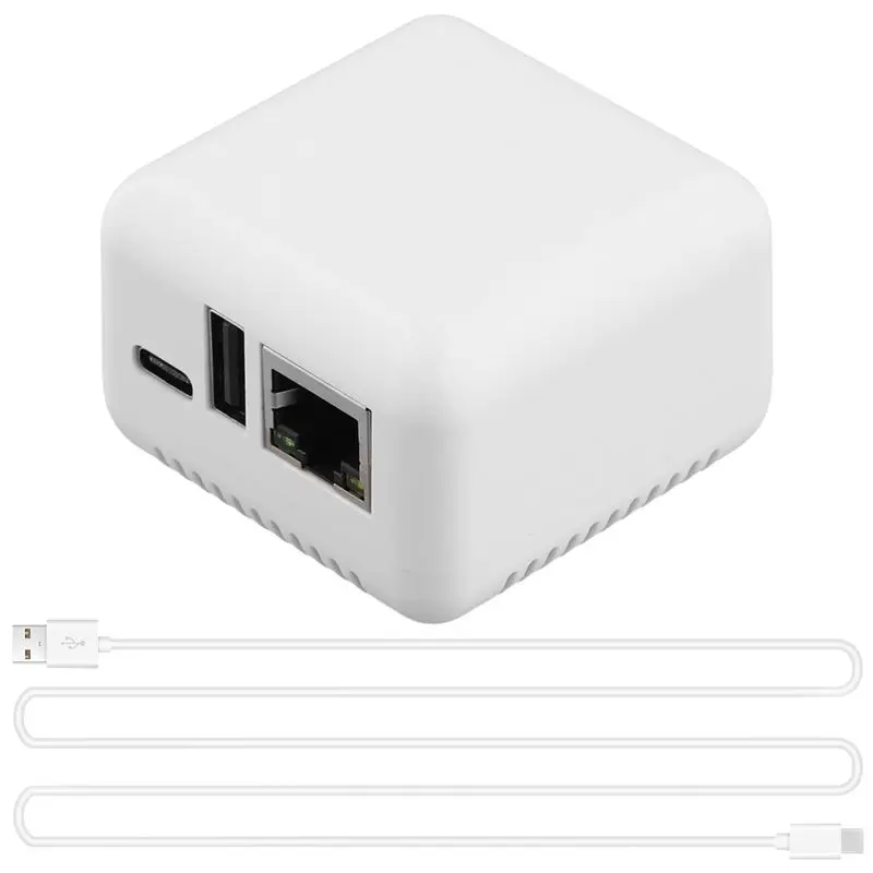 A33Z-P330 Mini Print Server USB 2.0 Cable Connection Easy Printing,Mini NP330 Cloud Printing Print Server
