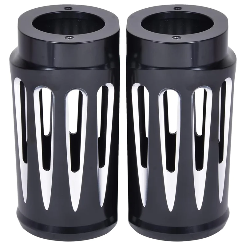 Moto Forcella Anteriore Ammortizzatore Boot Slider Copertura Per Touring Street Electra Road Glide FLTRXSE FLHTK 1980-2024