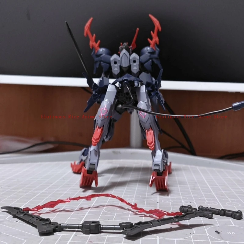 In stock Bandai – Genuine Gundam Model Kit HG 1/144 Animated Figurine Gundam Barbataurus Gunpla Collection Action Toys for Kids