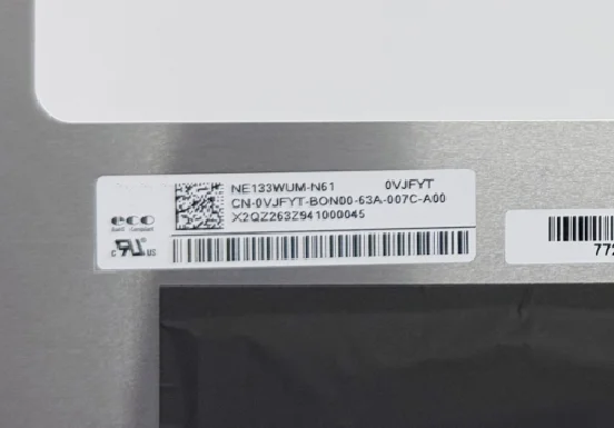 

NE133WUM-N61 13.3'' Laptop LCD Screen Display Panel Matrix 1920×1200 EDP 30 Pins