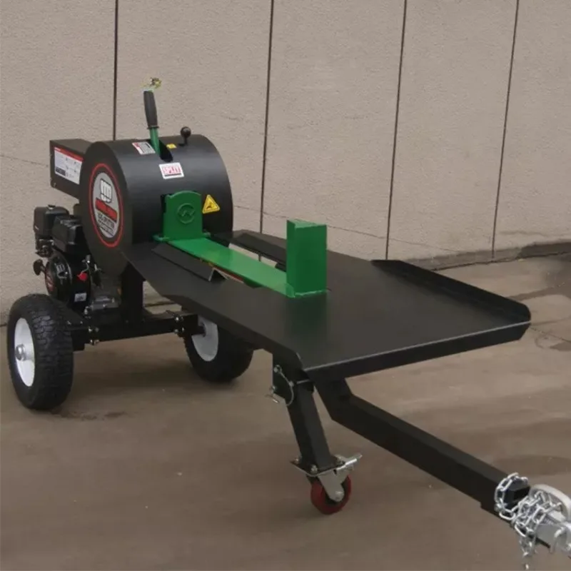 34 Ton Wood Power Hydraulic Cutting CE Horizontal Electric Firewood 15hp Log Separator 10T 220v Electric