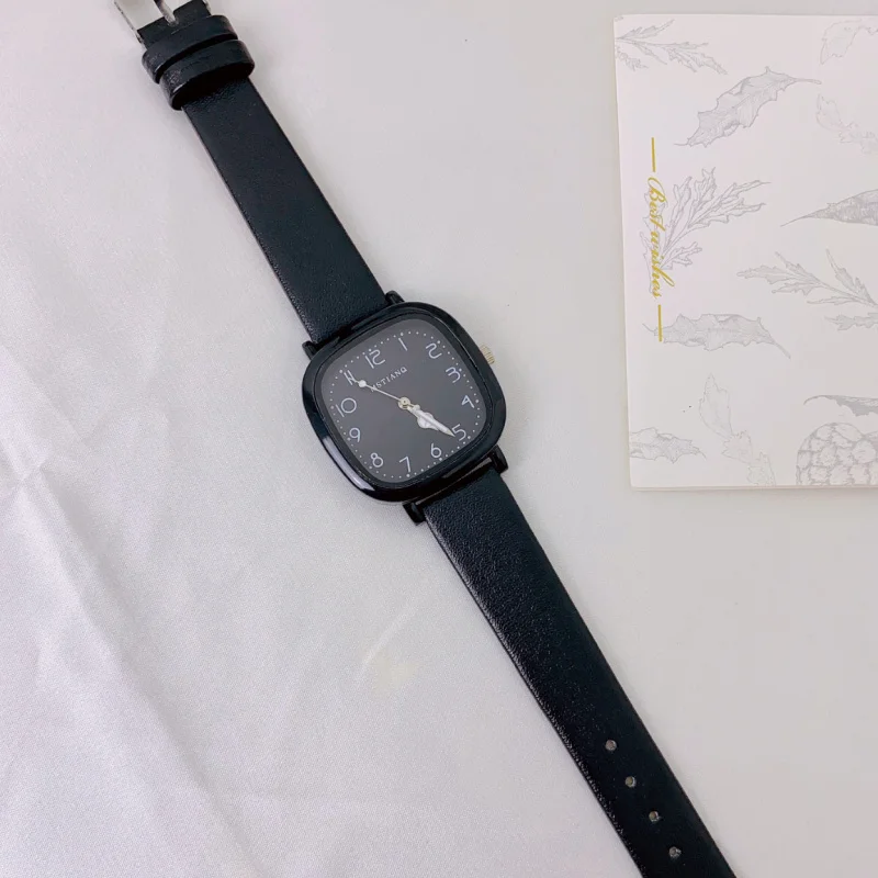 การค้าต่างประเทศ Cross-BorderinsSpecial-Interest Design Temperamental เย็นสไตล์แฟชั่นเรียบง่าย All-Match นักเรียนควอตซ์คุณภาพสูง