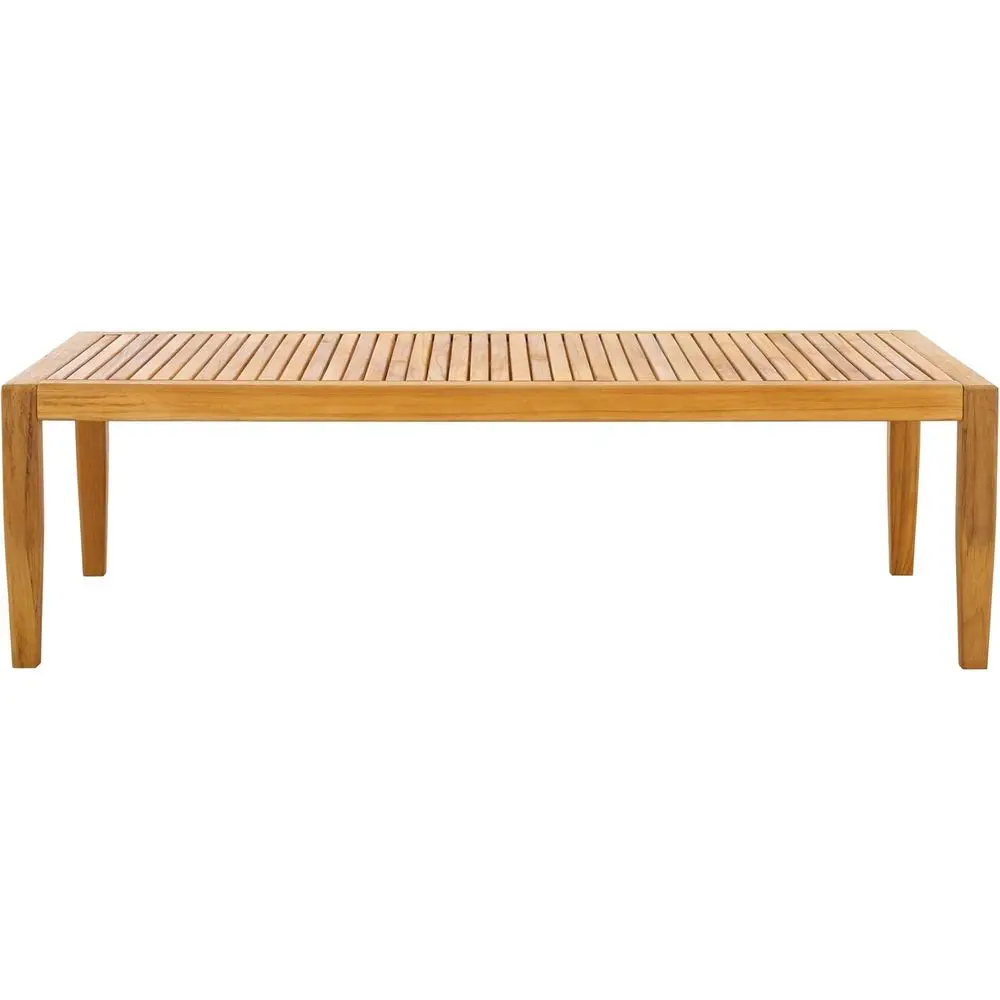 

Natural Brown Brazilian Teak Wood Outdoor Coffee Table from Couture Samoa Collection