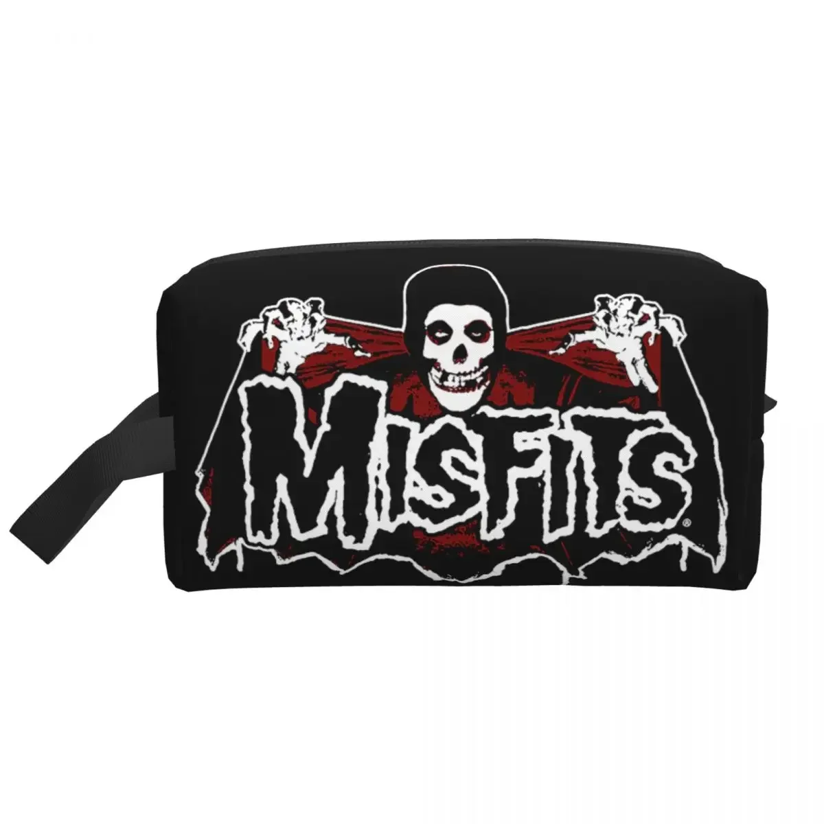 Punk Rock Band Misfits Cosmetic Bag Women Fashion Big Capacity Makeup Case Beauty Storage Toiletry Bags