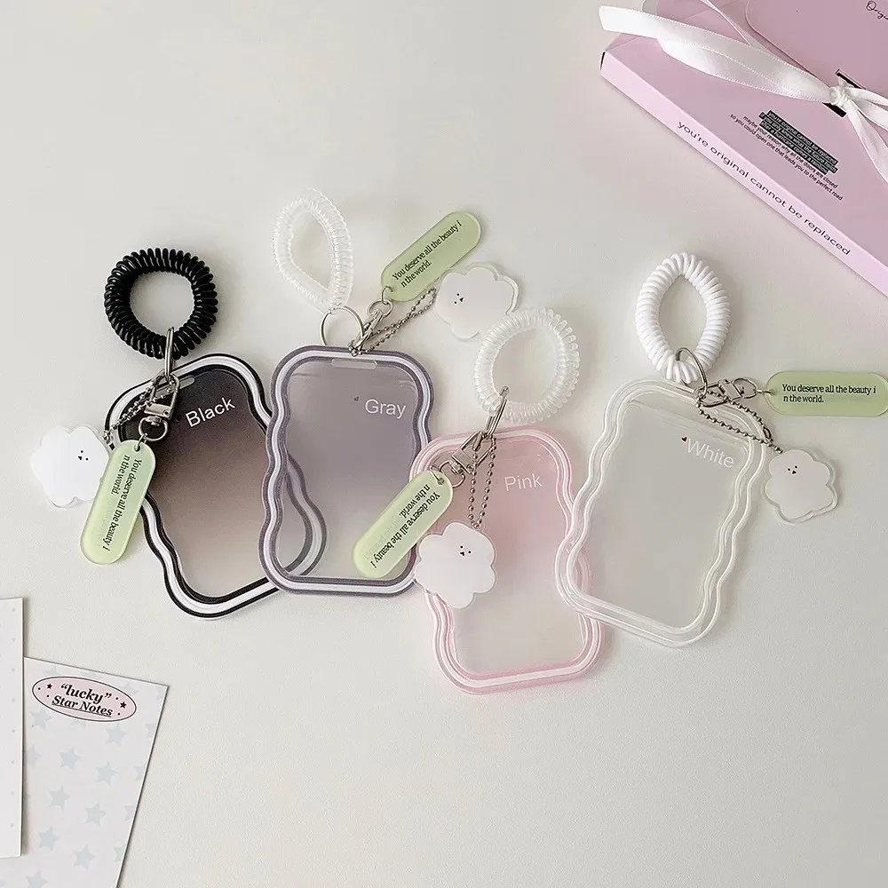 New Clear Transparent Card Holder Waterproof ID Card Protection Campus Card Protector Scratch Resistant Transit Pass Holder