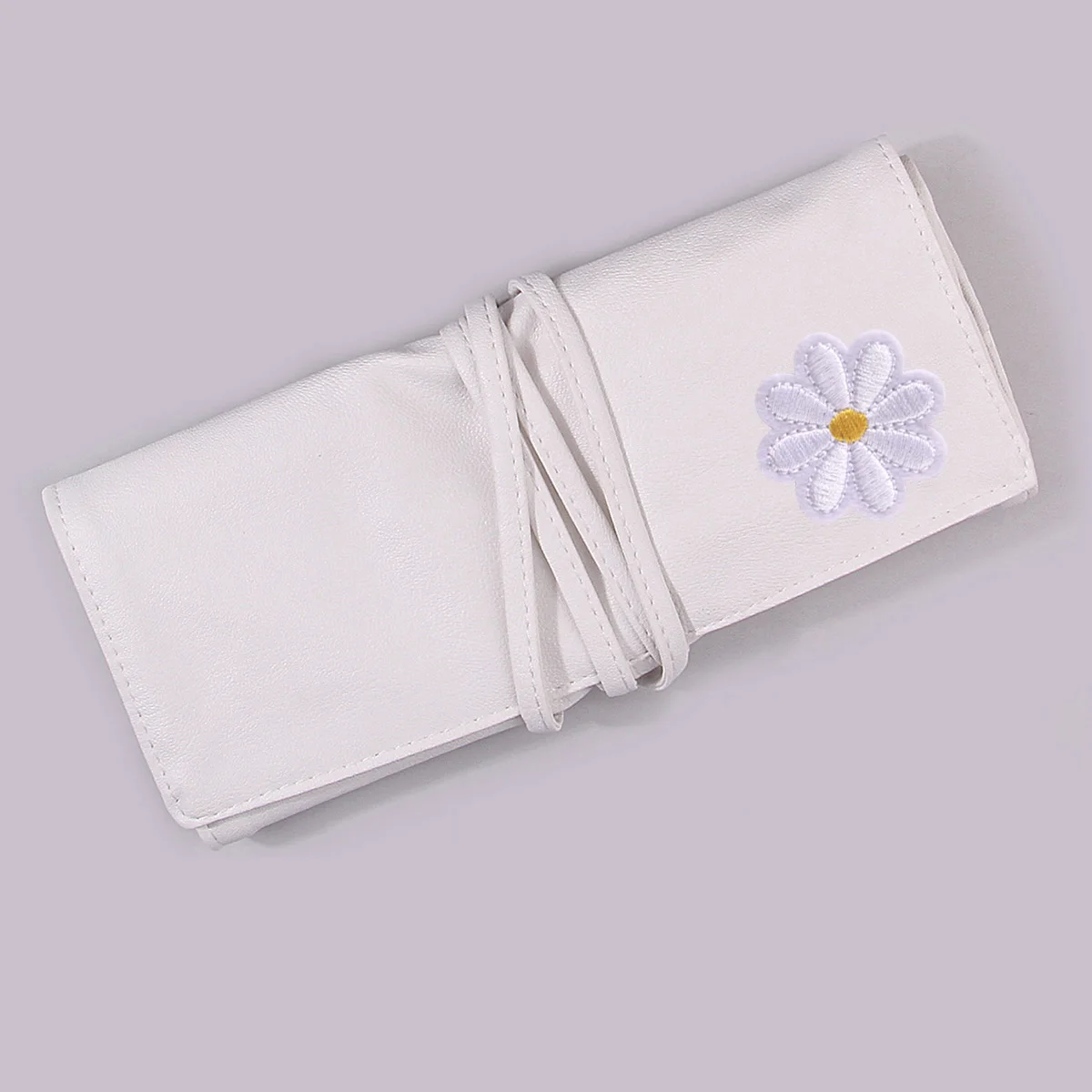 Modische Make-up-Tasche für Damen, tragbarer Kosmetik-Organizer mit Pinselhalter und Taschen, Aufbewahrung von Reise-Lippenstift-Augenbrauenstift