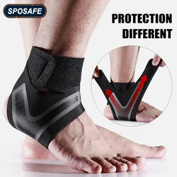 1Pcs Sport Compression Ankle Support Brace Ankle Stabilizer Tendon Pain Relief Strap Foot Sprain Injury Wraps Basketball Running